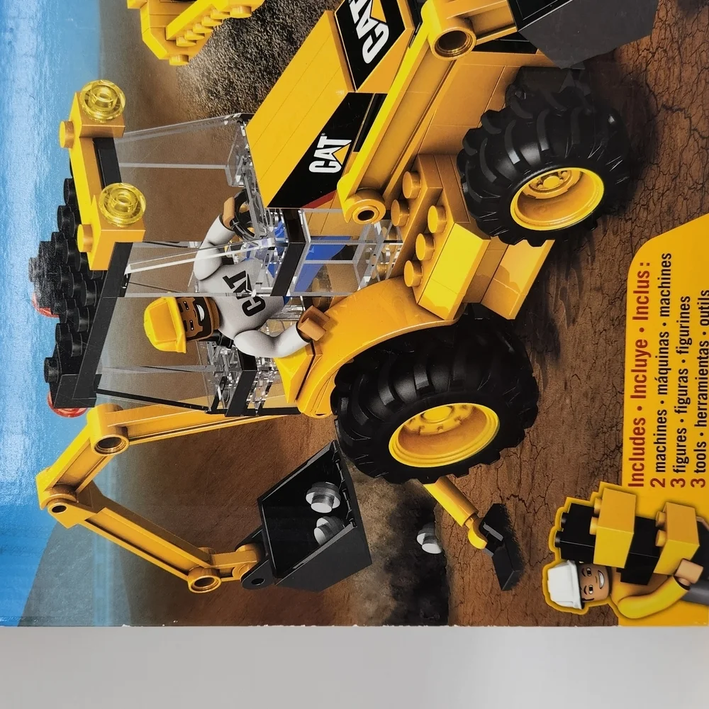MEGA BLOKS 2013 AMERICAN BUILDERS CAT ROADBUILDING UNIT 332 PCS AGES 5+ #97805
